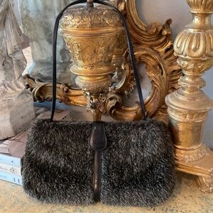 Lovely faux fur bag by tusk